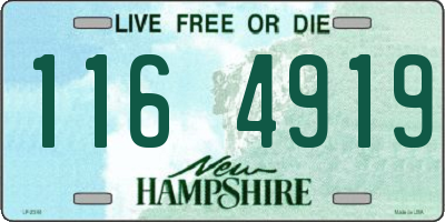 NH license plate 1164919