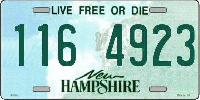 NH license plate 1164923