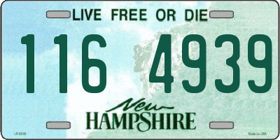 NH license plate 1164939
