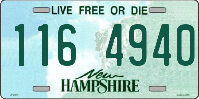 NH license plate 1164940