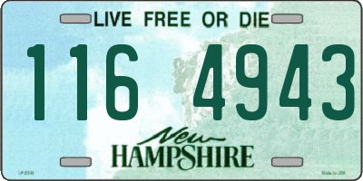 NH license plate 1164943