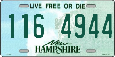 NH license plate 1164944