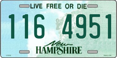 NH license plate 1164951