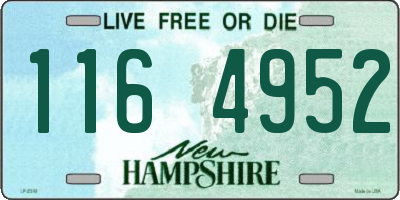 NH license plate 1164952
