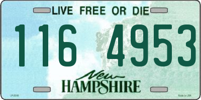 NH license plate 1164953