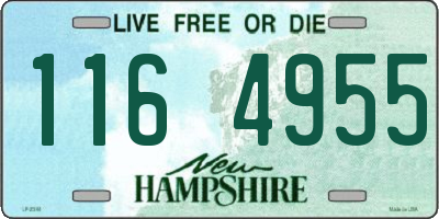 NH license plate 1164955