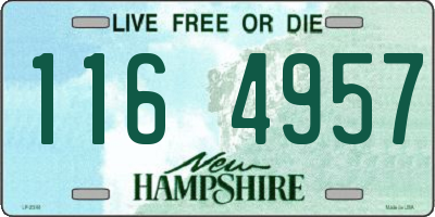 NH license plate 1164957