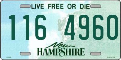 NH license plate 1164960