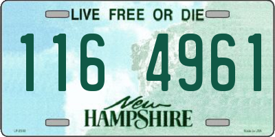 NH license plate 1164961