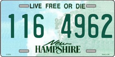 NH license plate 1164962