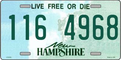 NH license plate 1164968