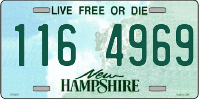 NH license plate 1164969