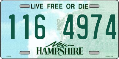 NH license plate 1164974