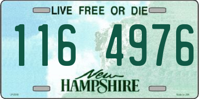 NH license plate 1164976
