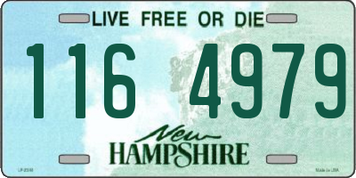 NH license plate 1164979