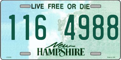 NH license plate 1164988