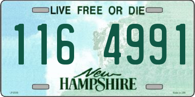 NH license plate 1164991