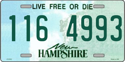 NH license plate 1164993