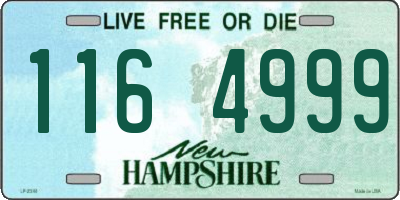 NH license plate 1164999