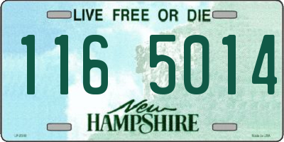 NH license plate 1165014