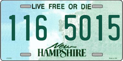 NH license plate 1165015