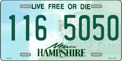 NH license plate 1165050