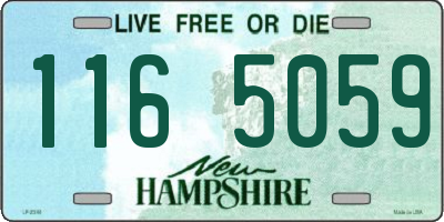 NH license plate 1165059