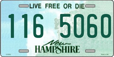 NH license plate 1165060