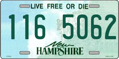 NH license plate 1165062