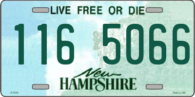 NH license plate 1165066
