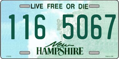 NH license plate 1165067