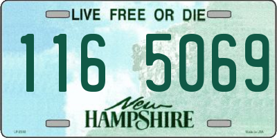 NH license plate 1165069