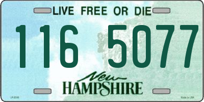 NH license plate 1165077