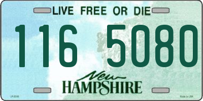 NH license plate 1165080
