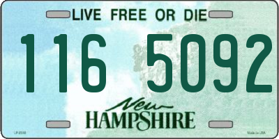 NH license plate 1165092
