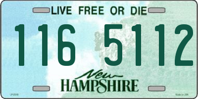 NH license plate 1165112