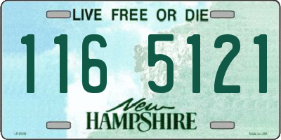 NH license plate 1165121