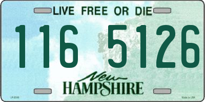 NH license plate 1165126