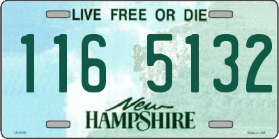 NH license plate 1165132