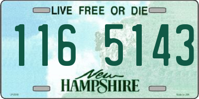 NH license plate 1165143