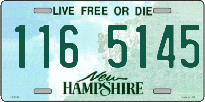 NH license plate 1165145