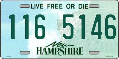NH license plate 1165146