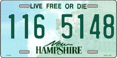 NH license plate 1165148