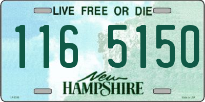 NH license plate 1165150