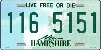 NH license plate 1165151