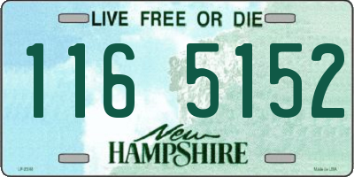 NH license plate 1165152