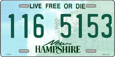 NH license plate 1165153