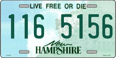 NH license plate 1165156