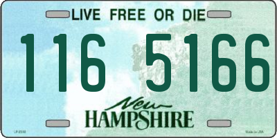 NH license plate 1165166