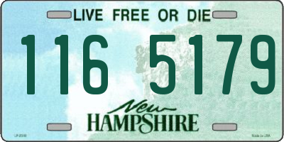NH license plate 1165179